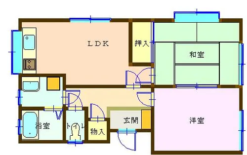 平島アパート【2階】の間取り