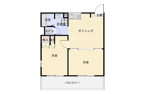 レジデンスⅣ【101号室】の間取り