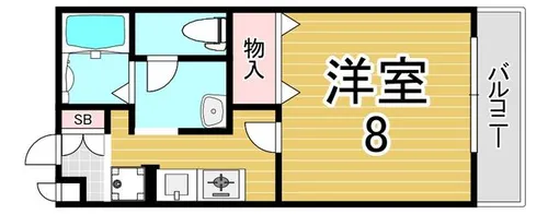兵庫県神戸市長田区苅藻通3丁目【アパート】の間取り