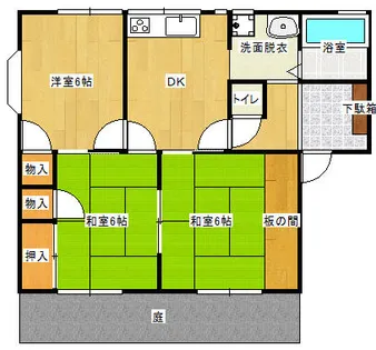 フレグランス窓ケ原【2階】の間取り