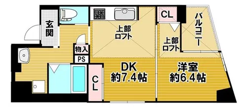 プリオーレ中山手【1001号室】の間取り