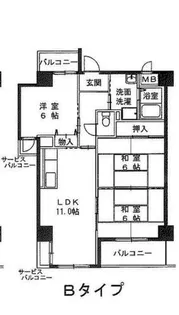 グレース吉祥【5階】の間取り