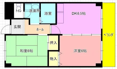 ヴェルドミール【3階】の間取り