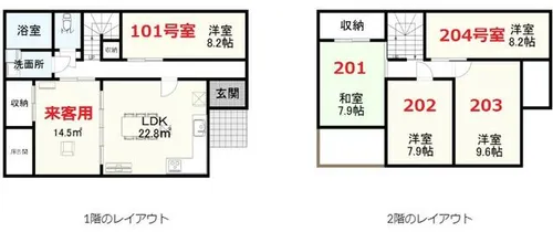 福岡県糸島市高田1丁目【アパート】の間取り