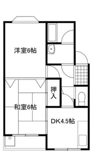 カーサ古世【202号室】の間取り