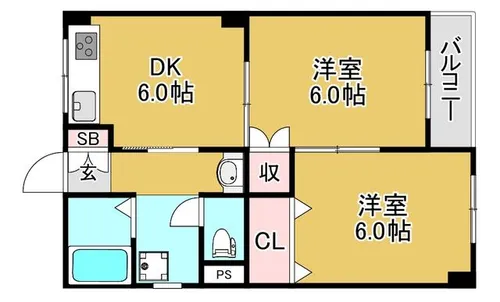 内田ビル【2階】の間取り
