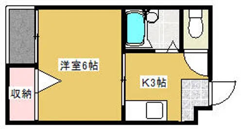 エレミヤマンション【4階】の間取り