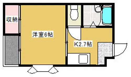 エレミヤマンション【4階】の間取り
