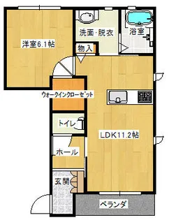 グレートハピネス【1階】の間取り