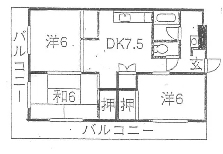 医生ケ丘ビル【207号室】の間取り