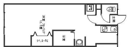 ヒラマ不動産ビル【2号室】の間取り