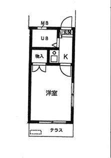 ユトリロ談合町【208号室】の間取り