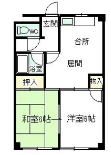 愛知県名古屋市南区元塩町1丁目【マンション】の間取り