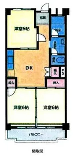 アクタス池上台【2階】の間取り
