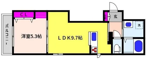 兵庫県神戸市東灘区御影中町7丁目【マンション】の間取り