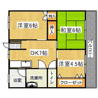 第2中村ビル【4階】の間取り