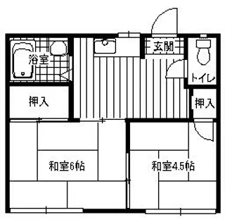 エビスハイツ【1階】の間取り
