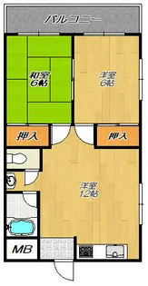 エクセル鴻池【4階】の間取り