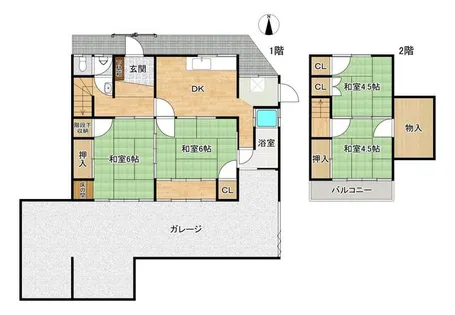 愛知県名古屋市南区戸部町3丁目【一戸建】の間取り