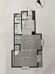 宝友コーポ【402号室】の間取り