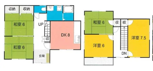 愛知県碧南市雨池町2丁目【一戸建】の間取り