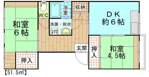 花村ビル【4階】の間取り