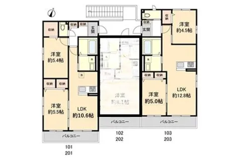 appreciation【103号室】の間取り