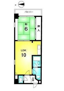 ウイングシティ西洞院【205号室】の間取り