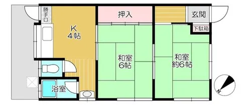 よしみ荘【1階】の間取り