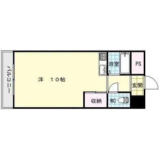 パシフィックグランシャイン【305号室】の間取り