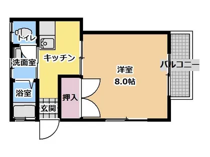 エポック【101号室】の間取り