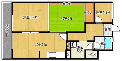 関谷ビル【203号室】の間取り