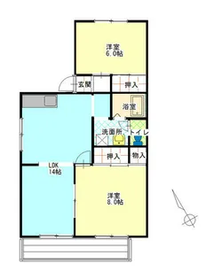 パークサイド鈴【2階】の間取り