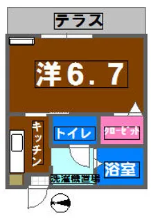 ディアス緑ヶ丘【202号室】の間取り