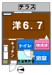 ディアス緑ヶ丘【202号室】の間取り