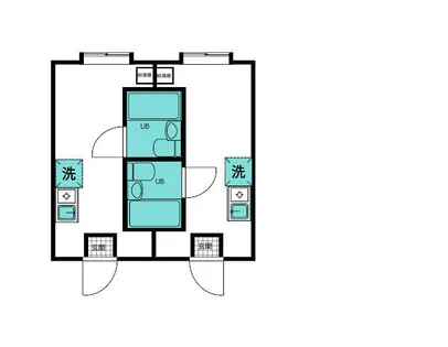 サクセスコート都島【4階】の間取り