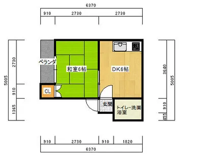 ラベンダー【301号室】の間取り