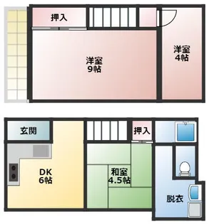 京都府京都市西京区嵐山上海道町【一戸建】の間取り