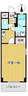 ストゥディオダマダ【11号室】の間取り