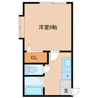 シティベール恋ノ田【101号室】の間取り