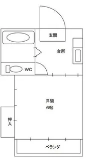 タウニイ・ジョイ【202号室】の間取り