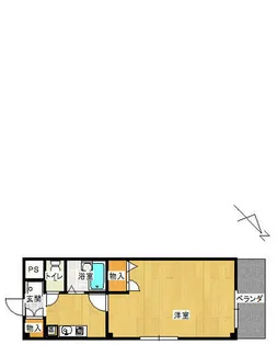 ベルメゾン【3階】の間取り