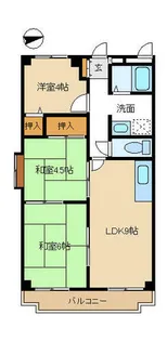 パレス五色山【2階】の間取り