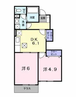 イル.パラッツォエテルノC【103号室】の間取り