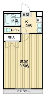 コーポひまわり【202号室】の間取り