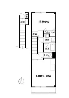 ハイステージ桜【B205号室】の間取り