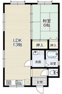 ヴィラ野田【2階】の間取り
