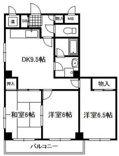 カーサ瀬田【4階】の間取り