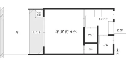 ハイツトレビ【1階】の間取り