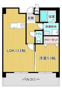 フォワイエ徳光【302号室】の間取り